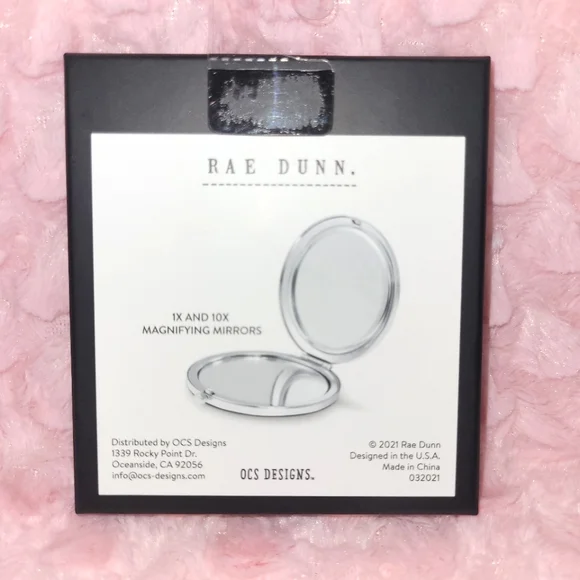 Rae Dunn "Dream Big." and cute rainbow compact mirror. - Picture 2 of 3